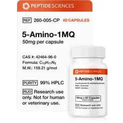 5-Amino-1MQ 50 mg - Peptide Sciences USA Research Peptides