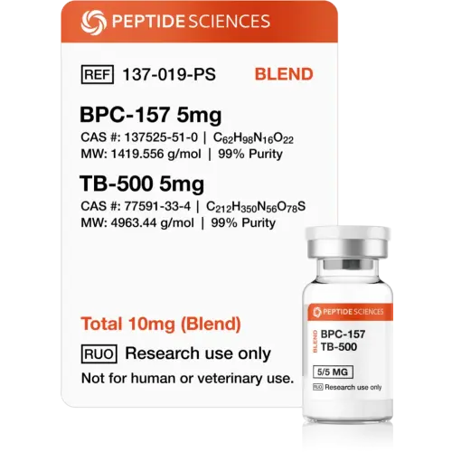 BPC-157/TB-500 10 mg Blend - Peptide Sciences USA Research Peptides