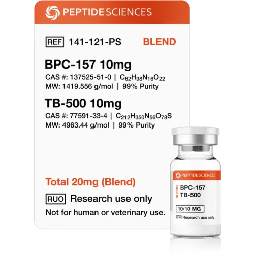 BPC-157/TB-500 20 mg Blend - Peptide Sciences USA Research Peptides