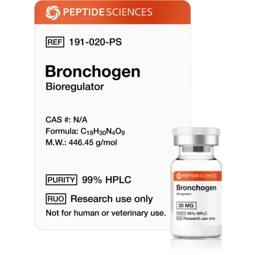 Bronchogen 20 mg - Peptide Sciences USA Research Peptides