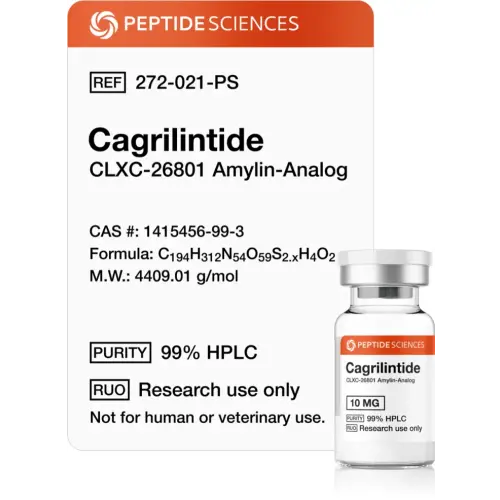 Cagrilintide 10 mg - Peptide Sciences USA Research Peptides