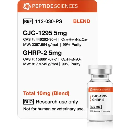 CJC-1295 / GHRP-2 10 mg - Peptide Sciences USA Research Peptides