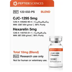 CJC-1295 (No DAC) / Ipamorelin 10 mg - Peptide Sciences USA Research Peptides