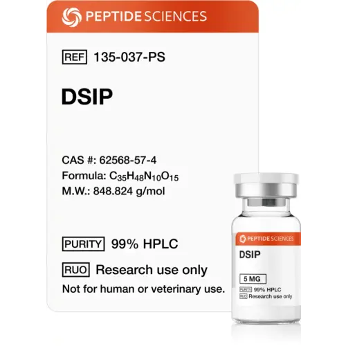 DSIP 5 mg - Peptide Sciences USA Research Peptides