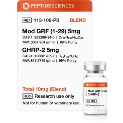 Duo-Blend Mod GRF / GHRP-2 10 mg - Peptide Sciences USA Research Peptides