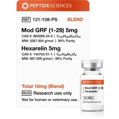 Duo-Blend Mod GRF / Hexarelin 10mg - Peptide Sciences USA Research Peptides