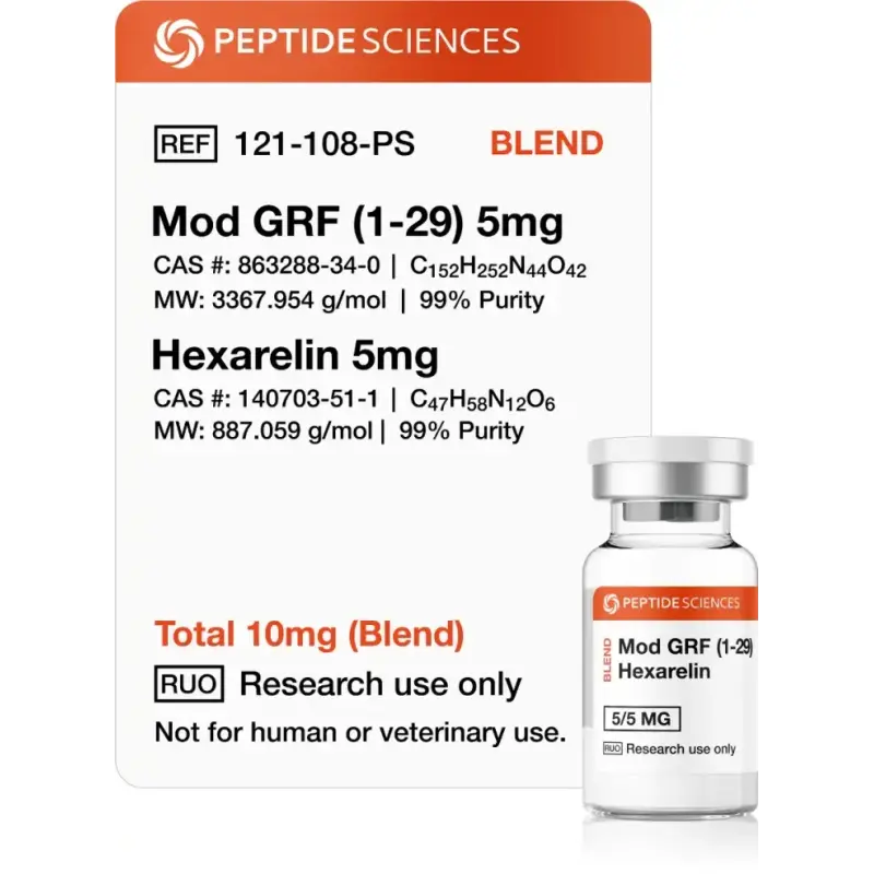 Duo-Blend Mod GRF / Hexarelin 10mg