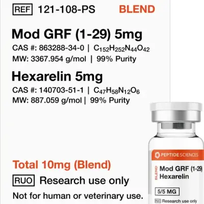 Duo-Blend Mod GRF / Hexarelin 10mg