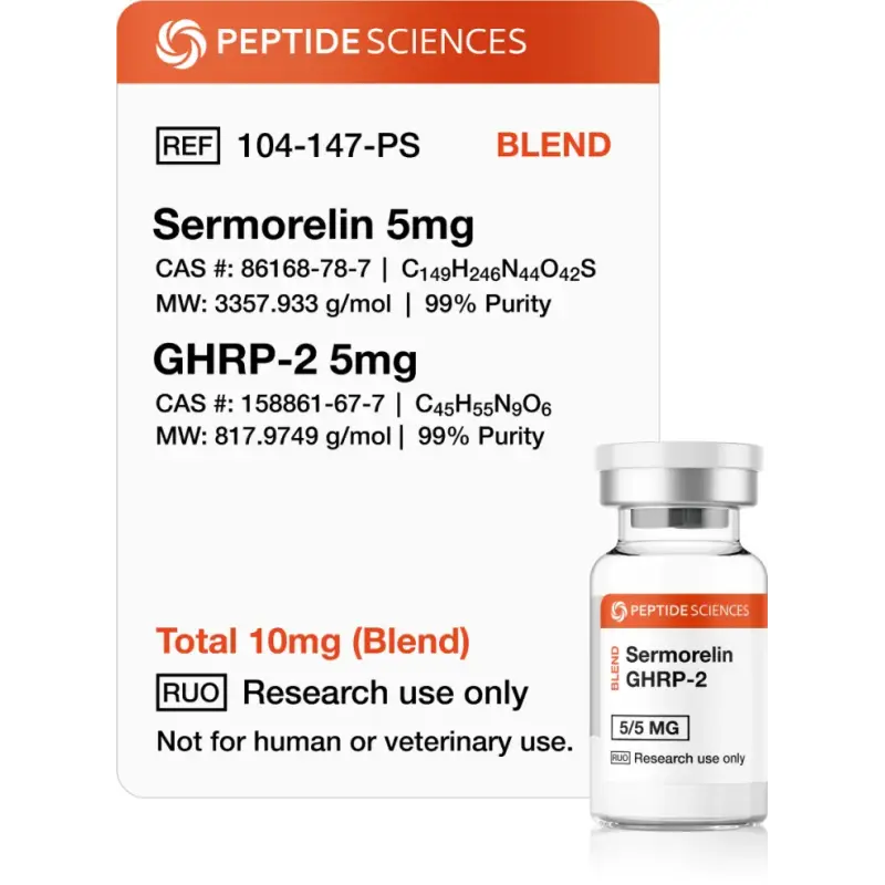 Duo-Blend Sermorelin / GHRP-2 10 mg