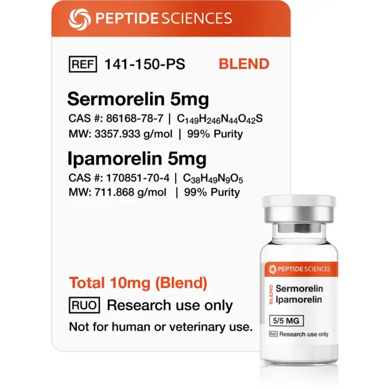 Duo-Blend Sermorelin / Ipamorelin 10 mg