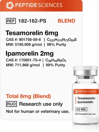 Duo-Blend Tesamorelin / Ipamorelin 8 mg