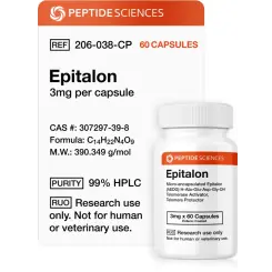 Epitalon 3 mg Capsule - Peptide Sciences USA Research Peptides