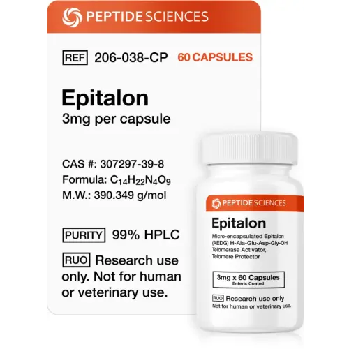 Epitalon 3 mg Capsule - Peptide Sciences USA Research Peptides