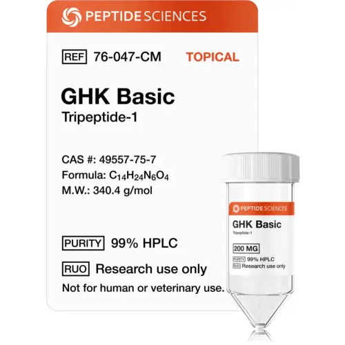 GHK Basic 200 mg - Peptide Sciences USA Research Peptides