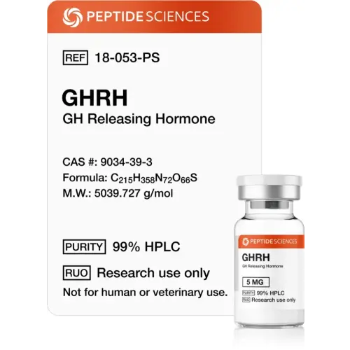 GHRH 5 mg - Peptide Sciences USA Research Peptides