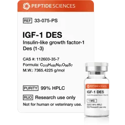 IGF-1 DES 1 mg - Peptide Sciences USA Research Peptides