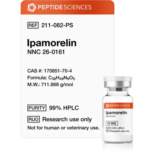 Ipamorelin 10 mg - Peptide Sciences USA Research Peptides