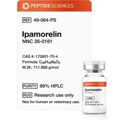 Ipamorelin 5 mg - Peptide Sciences USA Research Peptides