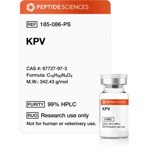 KPV 5 mg - Peptide Sciences USA Research Peptides