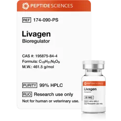 Livagen 20 mg - Peptide Sciences USA Research Peptides