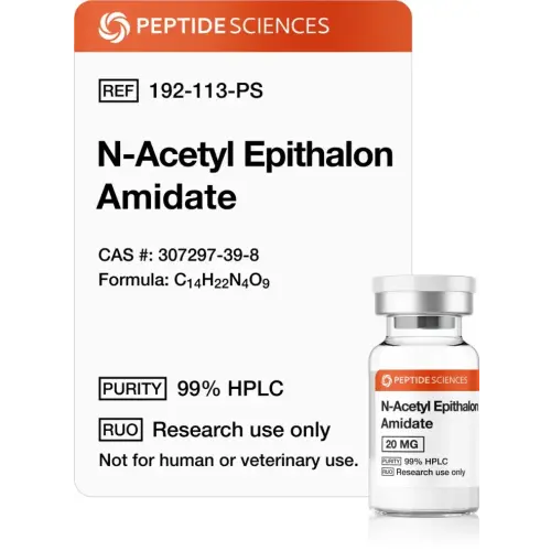 N-Acetyl Epithalon Amidate 20 mg - Peptide Sciences USA Research Peptides
