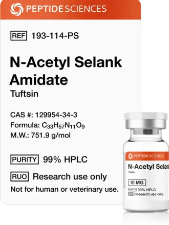 N-Acetyl Selank Amidate 10 mg
