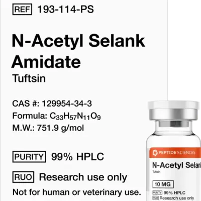 N-Acetyl Selank Amidate 10 mg
