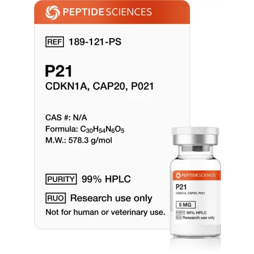 P21 5 mg - Peptide Sciences USA Research Peptides