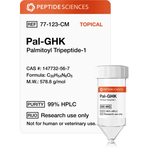Pal-GHK 200 mg - Peptide Sciences USA Research Peptides