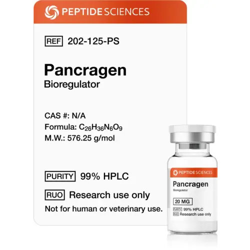 Pancragen 20 mg - Peptide Sciences USA Research Peptides