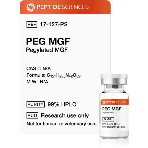 PEG MGF 5 mg - Peptide Sciences USA Research Peptides