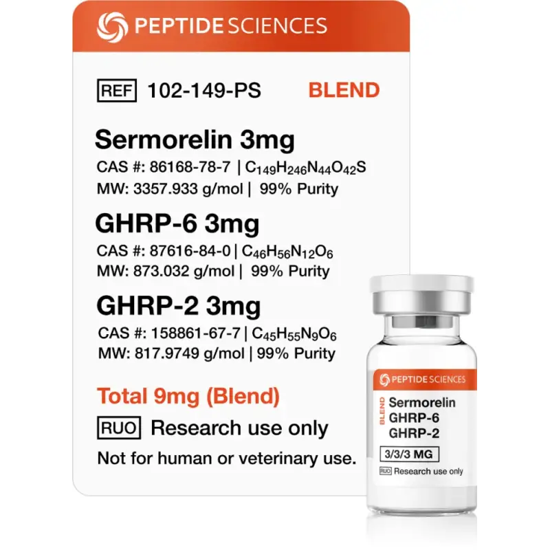 Sermorelin / GHRP-6 / GHRP-2 9 mg