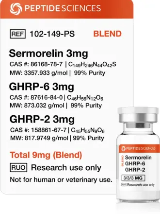 Sermorelin / GHRP-6 / GHRP-2 9 mg