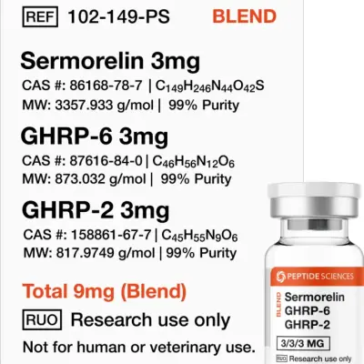 Sermorelin / GHRP-6 / GHRP-2 9 mg