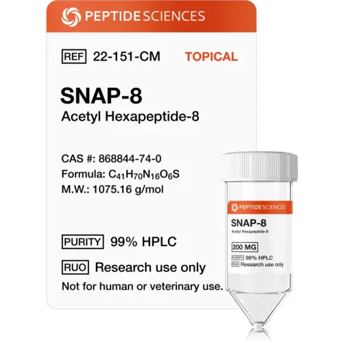 SNAP-8 200 mg - Peptide Sciences USA Research Peptides