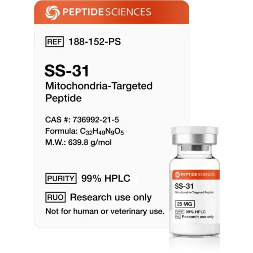 SS-31 25 mg - Peptide Sciences USA Research Peptides