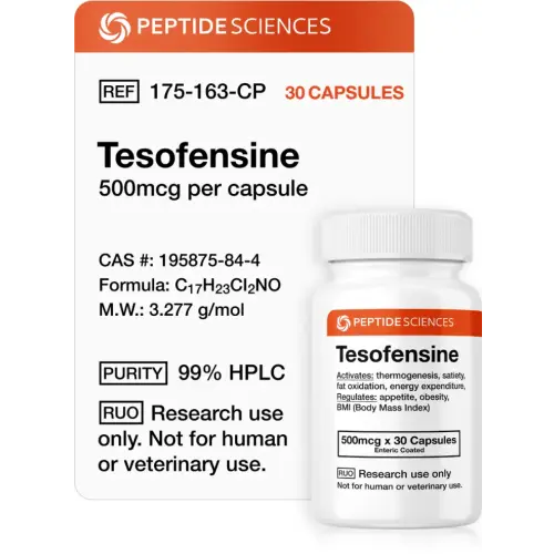 Tesofensine 500 mcg - Peptide Sciences USA Research Peptides
