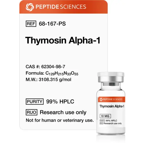 Thymosin Alpha-1 10 mg - Peptide Sciences USA Research Peptides