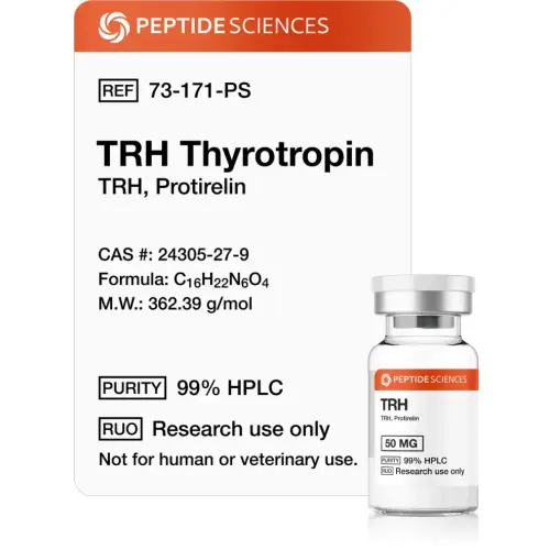 TRH Thyrotropin 50 mg - Peptide Sciences USA Research Peptides
