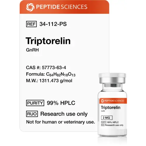 Triptorelin (GnRH) 2 mg - Peptide Sciences USA Research Peptides